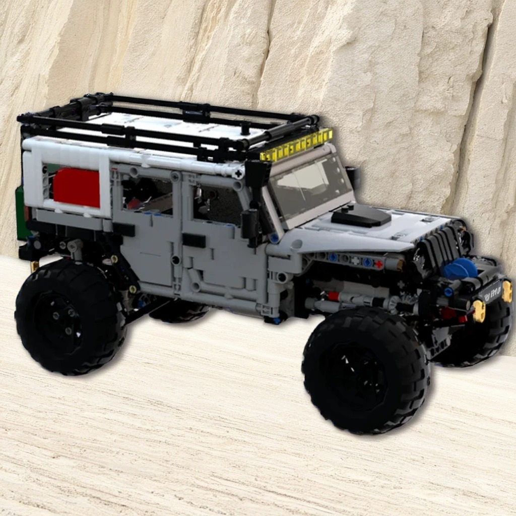 Kids Toys Jeep - 1260pcs MOC LXF Jeep Wrangler Expedition