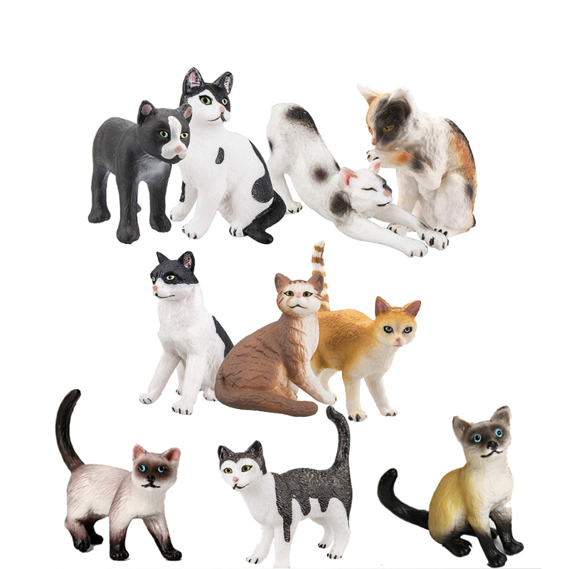 Kids Toys Under 1 Year - Mainan Model Kucing Miniatur Hewan Ternak