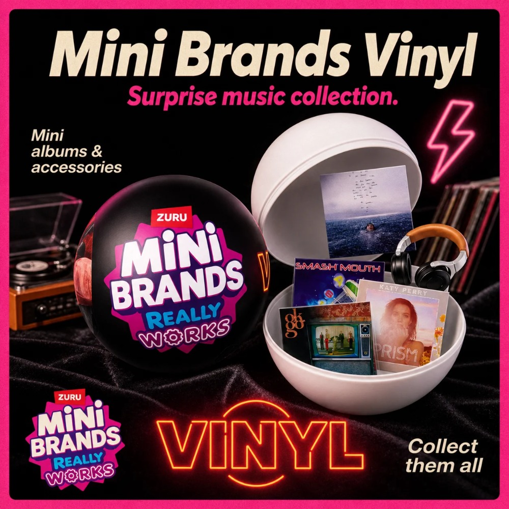 Kids Toys Brand - Bola Kejutan Vinyl ZURU Mini Brands,