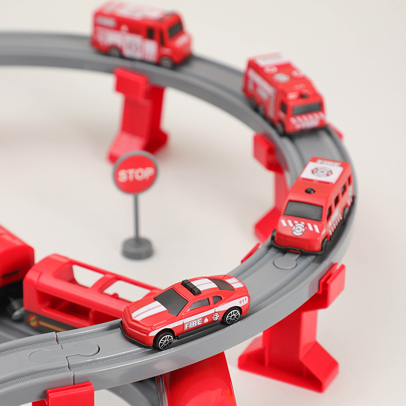 Set Jalur Kereta Plastik Merah - Kids Toys Brand ulasan dan harga