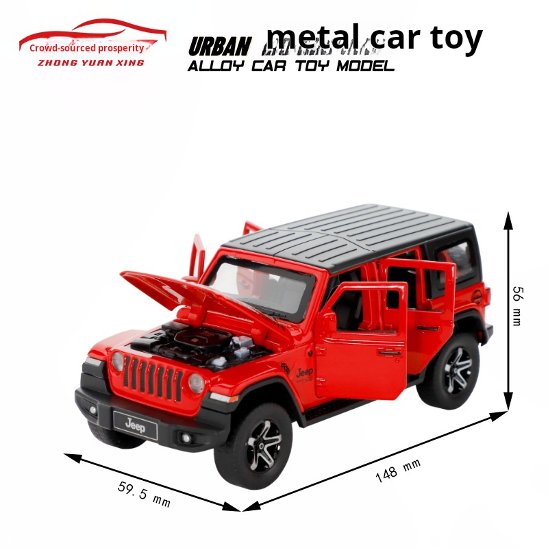 1/32 Jeep Wrangler Rubicon Ken - Kids Toys Jeep ulasan dan harga