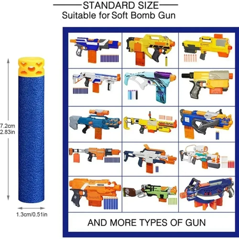 A7.2cm*1.3cm Peluru Isi Ulang  - Foam Dart Gun ulasan dan harga