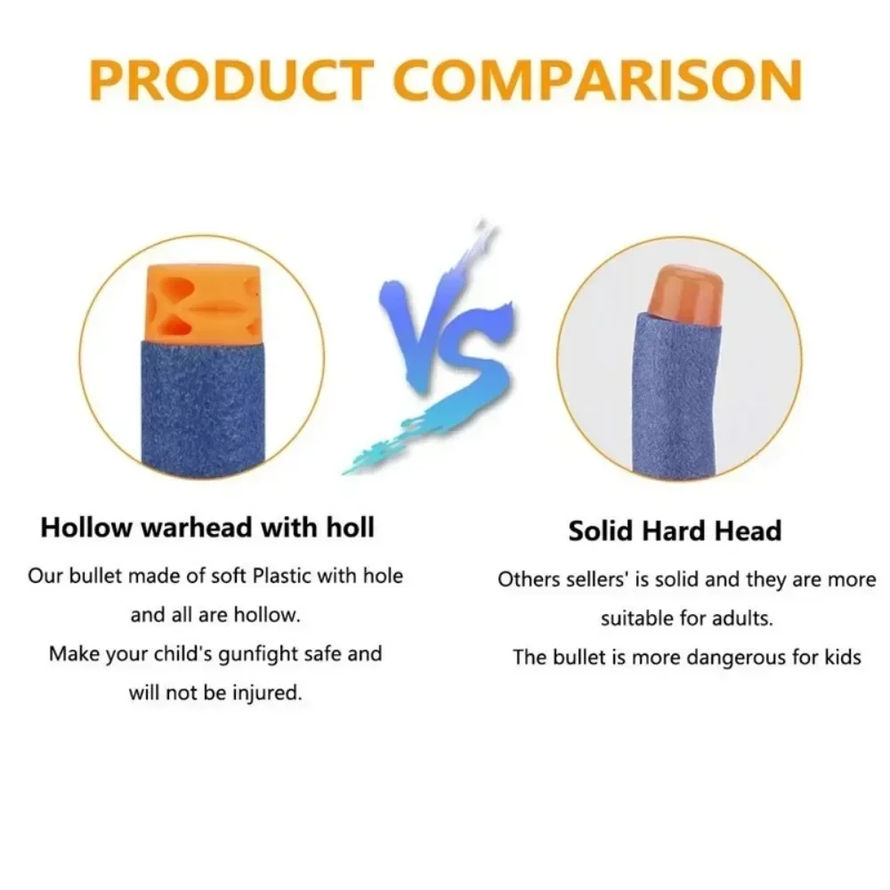 A7.2cm*1.3cm Peluru Isi Ulang  - Foam Dart Gun ulasan dan harga