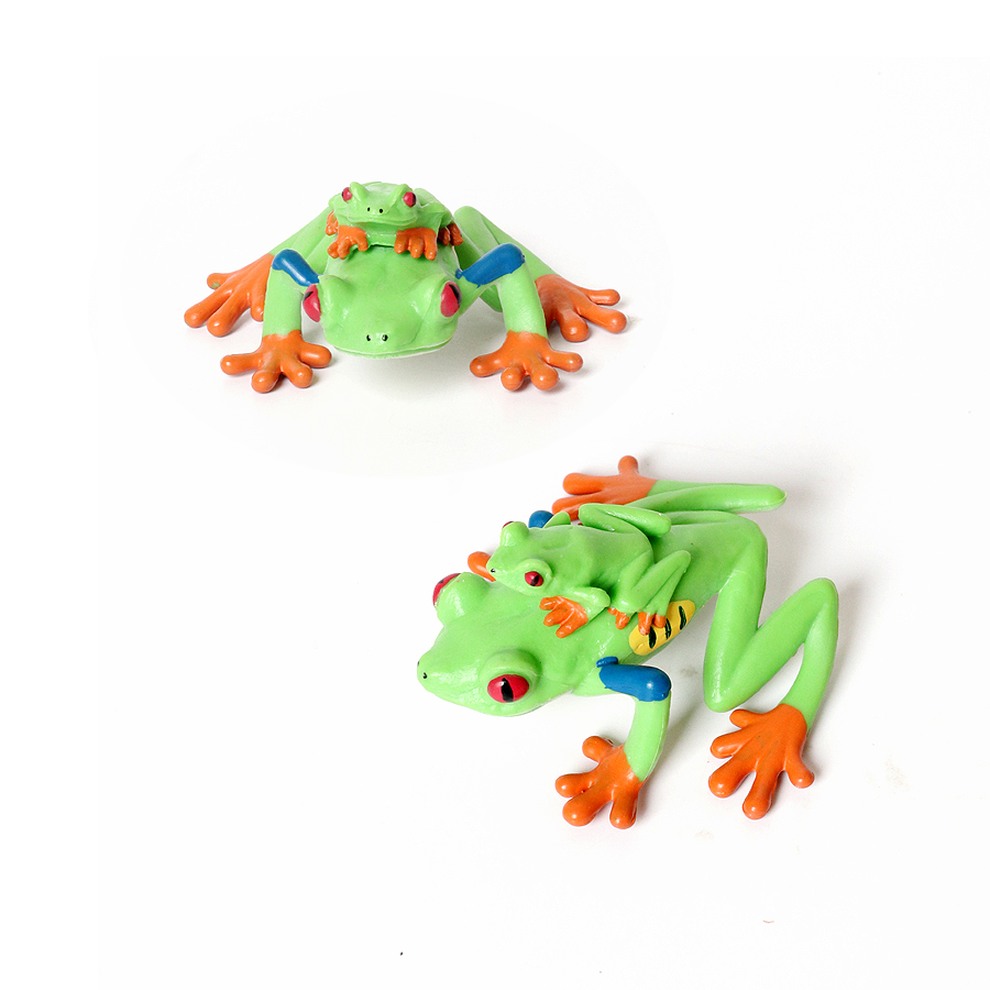 Hutan hujan Hewan katak patung - Kids Toys Under 1 Year ulasan dan harga