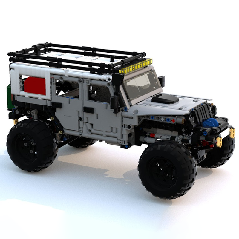 1260pcs MOC LXF Jeep Wrangler  - Kids Toys Jeep ulasan dan harga