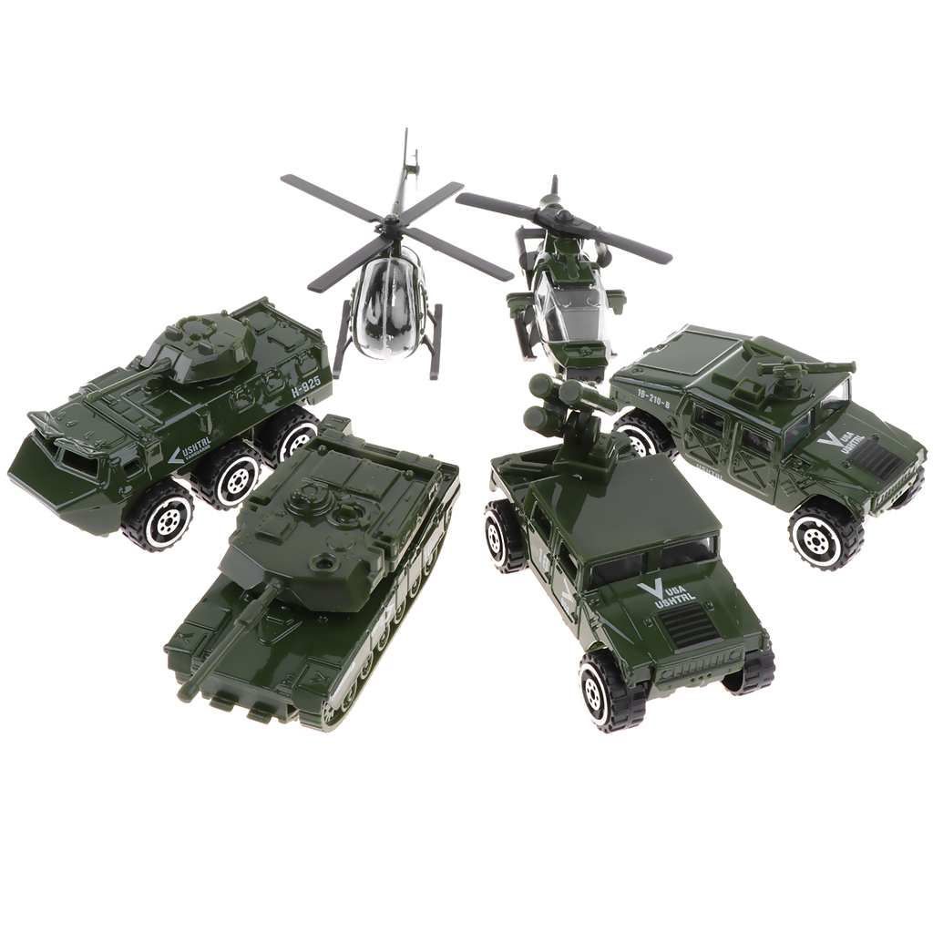 6 In 1 Assorted 1/87 Kendaraan - Kids Toys Jeep ulasan dan harga
