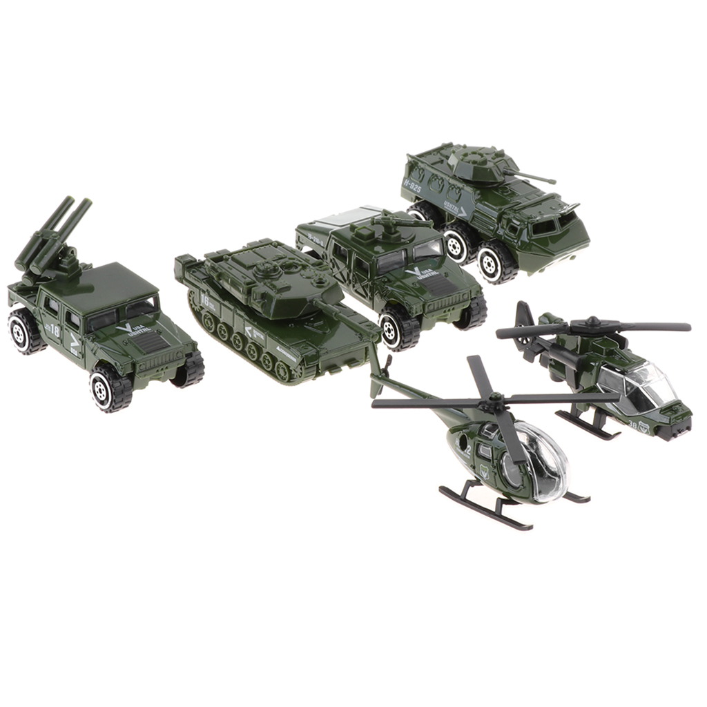 6 In 1 Assorted 1/87 Kendaraan - Kids Toys Jeep ulasan dan harga