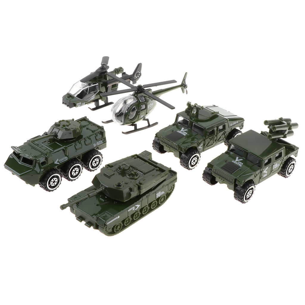 6 In 1 Assorted 1/87 Kendaraan - Kids Toys Jeep ulasan dan harga