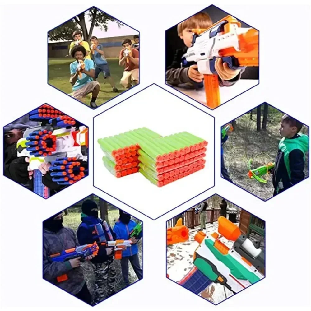 7.2cm 100/1000pcs Anak Panah U - Foam Dart Gun ulasan dan harga