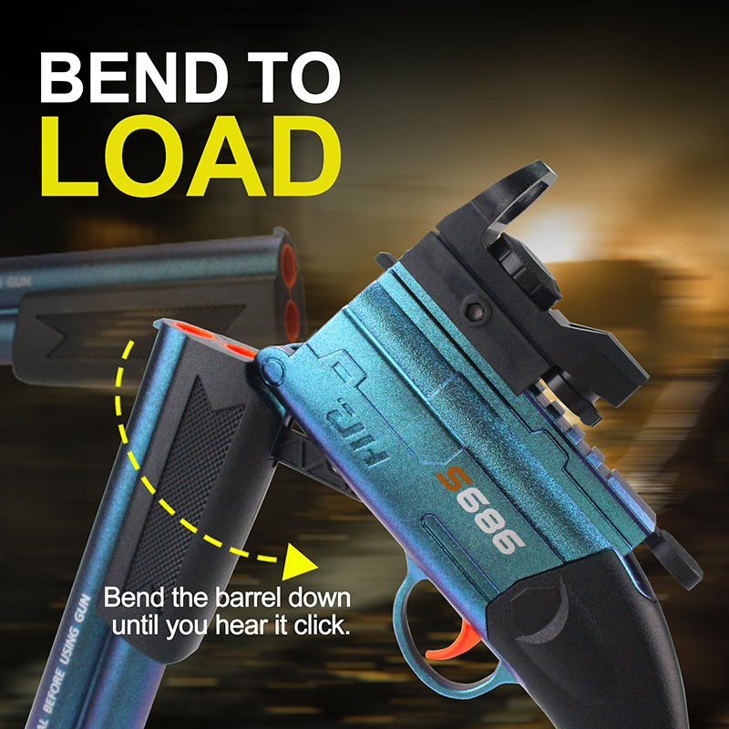 Pistol Peluru Busa Double Barr - Foam Dart Gun ulasan dan harga