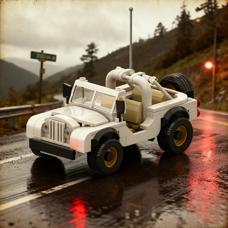 202pcs MOC Jeepped CJ 7 Daisy  - Kids Toys Jeep ulasan dan harga