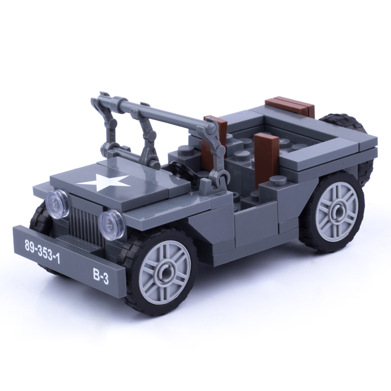MOC WW2 Militer AS Angka Willy - Kids Toys Jeep ulasan dan harga