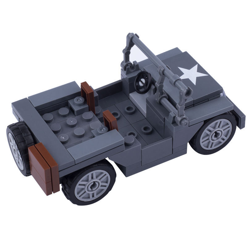 MOC WW2 Militer AS Angka Willy - Kids Toys Jeep ulasan dan harga