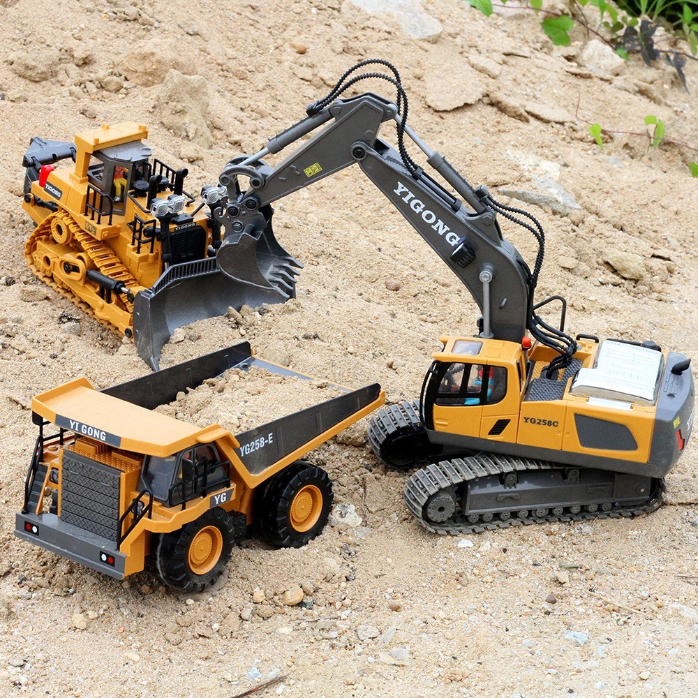 2.4G Remote Control Excavator  - Kids Toys Channel ulasan dan harga
