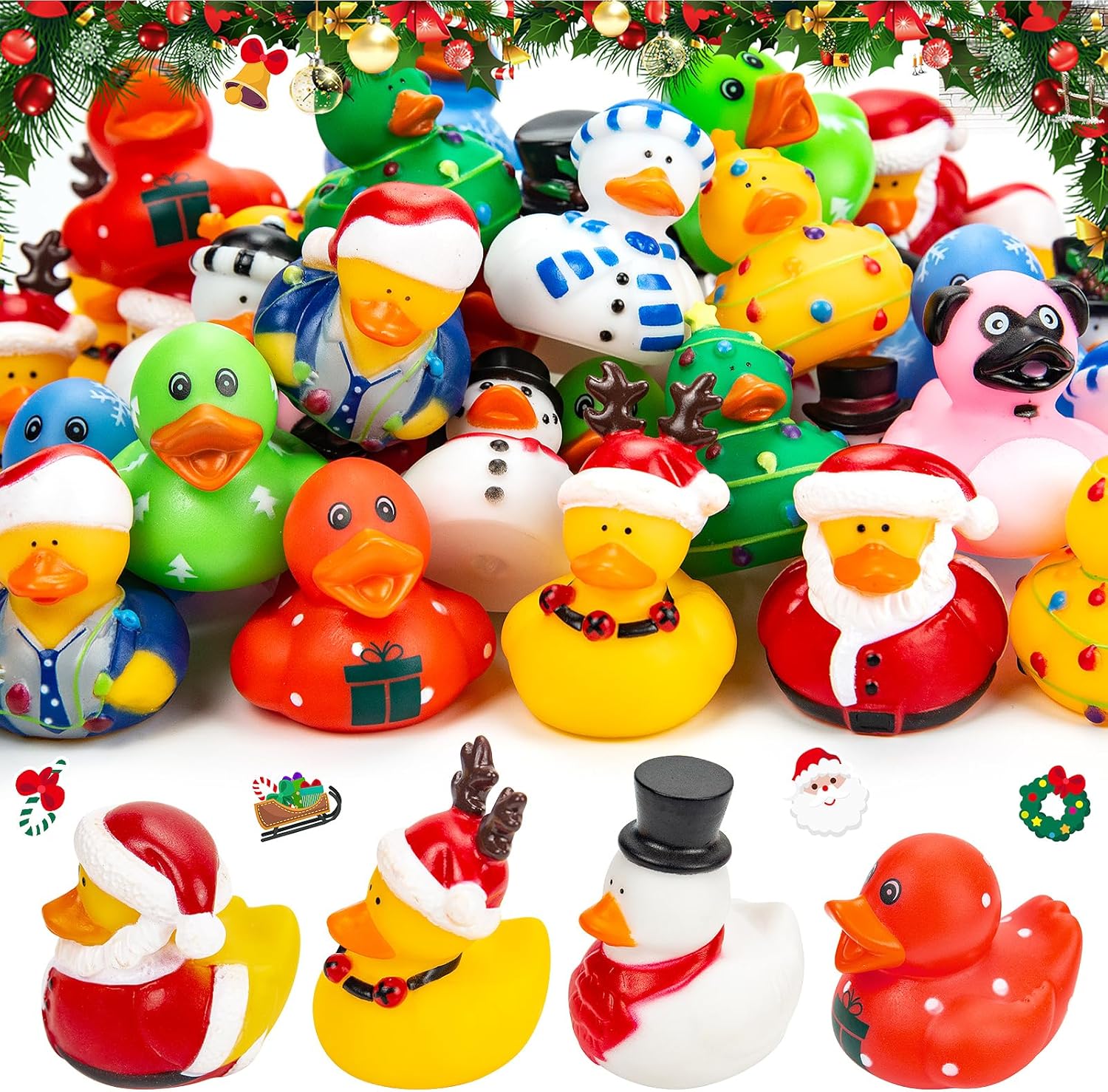 12-100 Buah Bebek Karet Natal, - Kids Toys Jeep ulasan dan harga