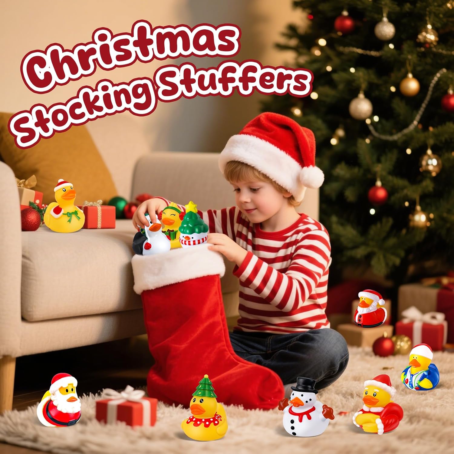 12-100 Buah Bebek Karet Natal, - Kids Toys Jeep ulasan dan harga