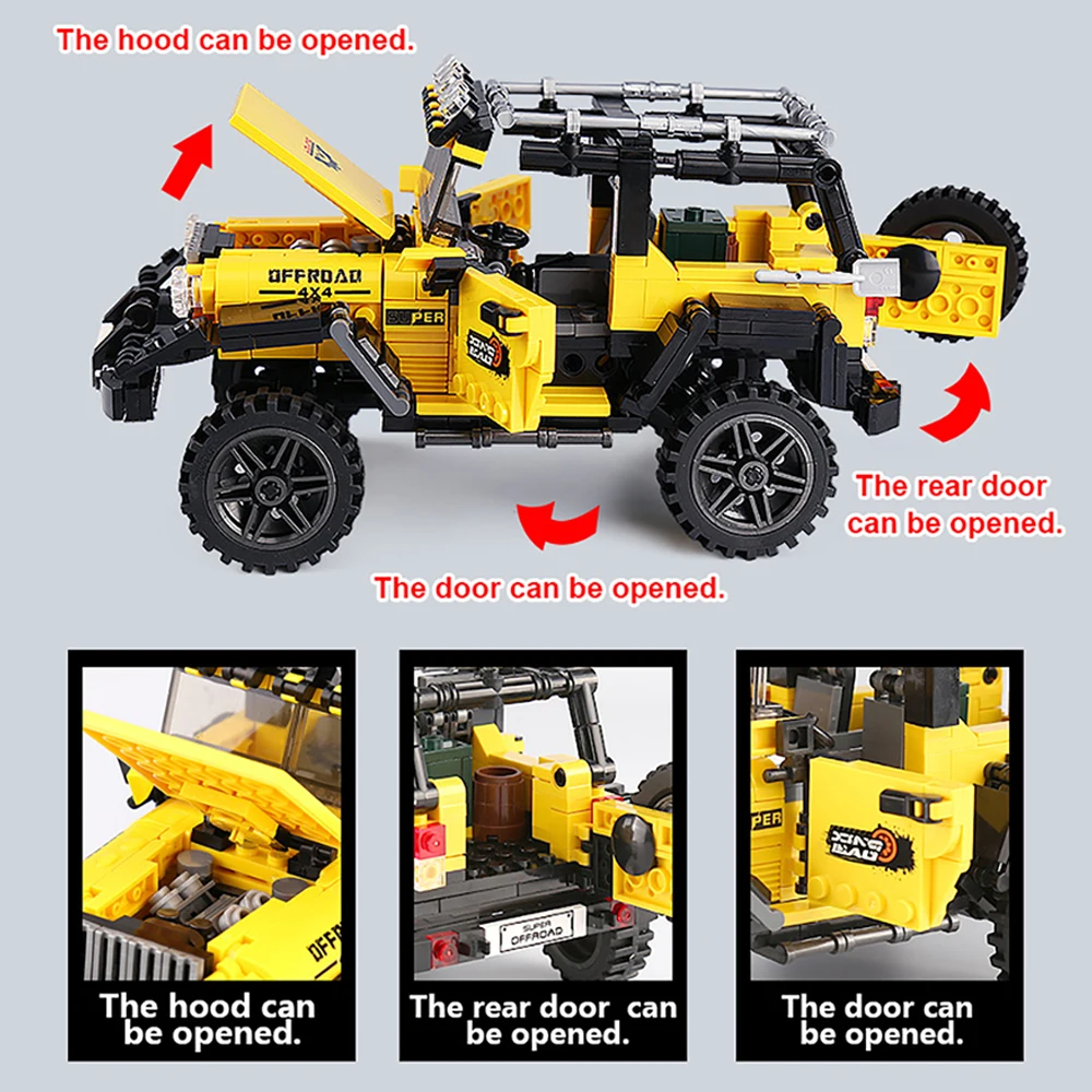 Mainan edukasi anak-anak, Set  - Kids Toys Jeep ulasan dan harga